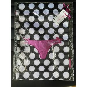 Bombay Duck Lingerie Bag, Boutique London, Black & White Pukka Dots, Brand New